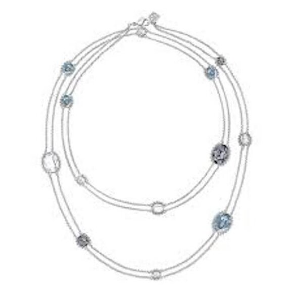 Swarovski Fragment Strandage Crystal Necklace - Picture 1 of 11